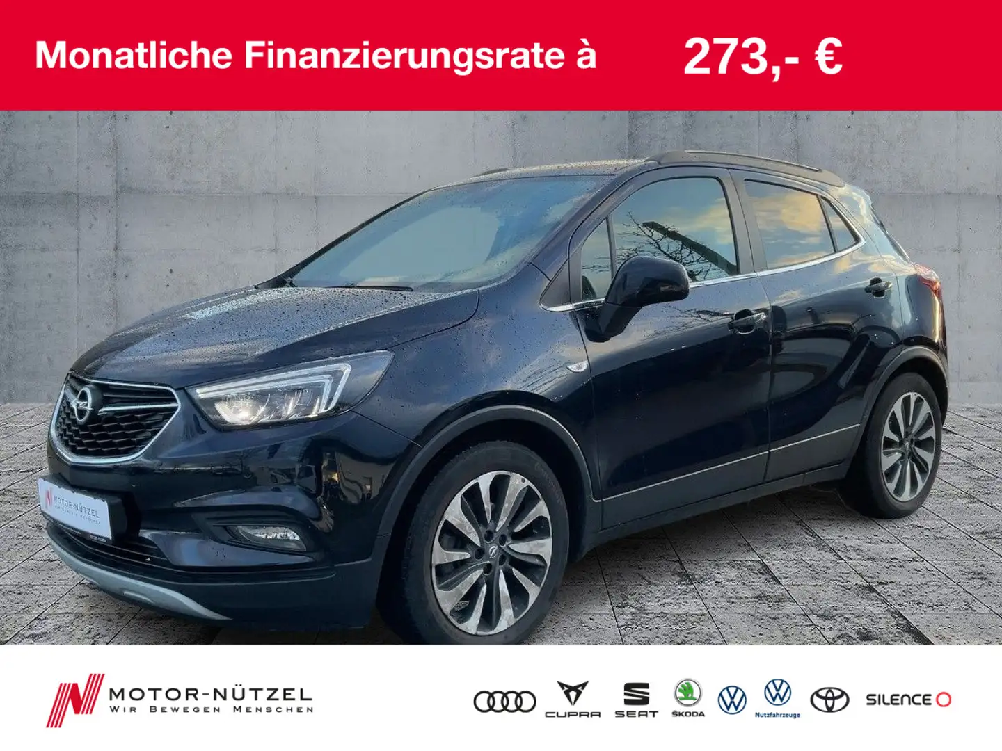 Opel Mokka X 1.4T LED+NAV+RFK+PDC+GRA+NSW+MFL+BT+18" Blau - 1