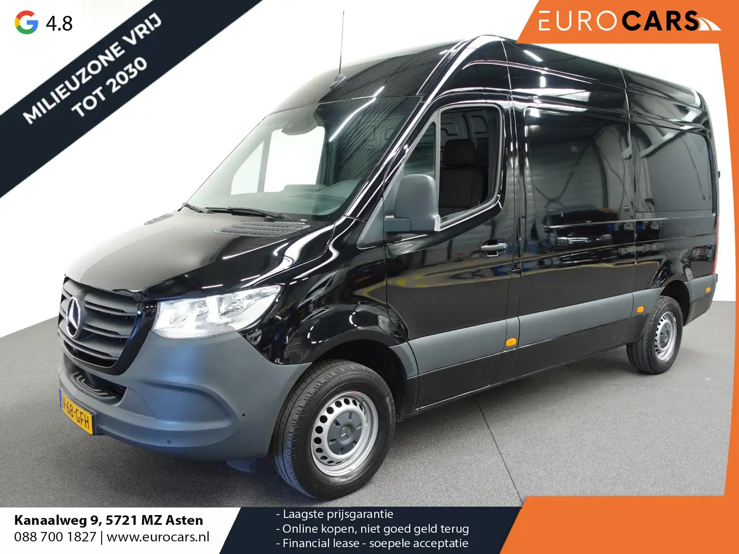 Mercedes-Benz Sprinter 315 L2H2 Automaat Cruise Navi Trekhaak Noir - 1