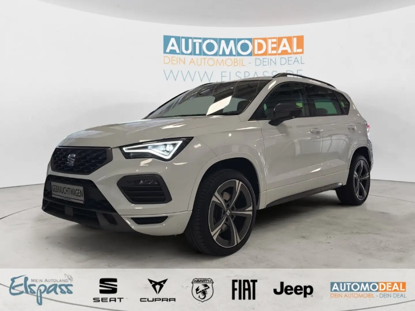 SEAT Ateca FR AUTOMATIK NAV LED KAMERA EL.HECKKLAPPE ACC SITZ Blanc - 1
