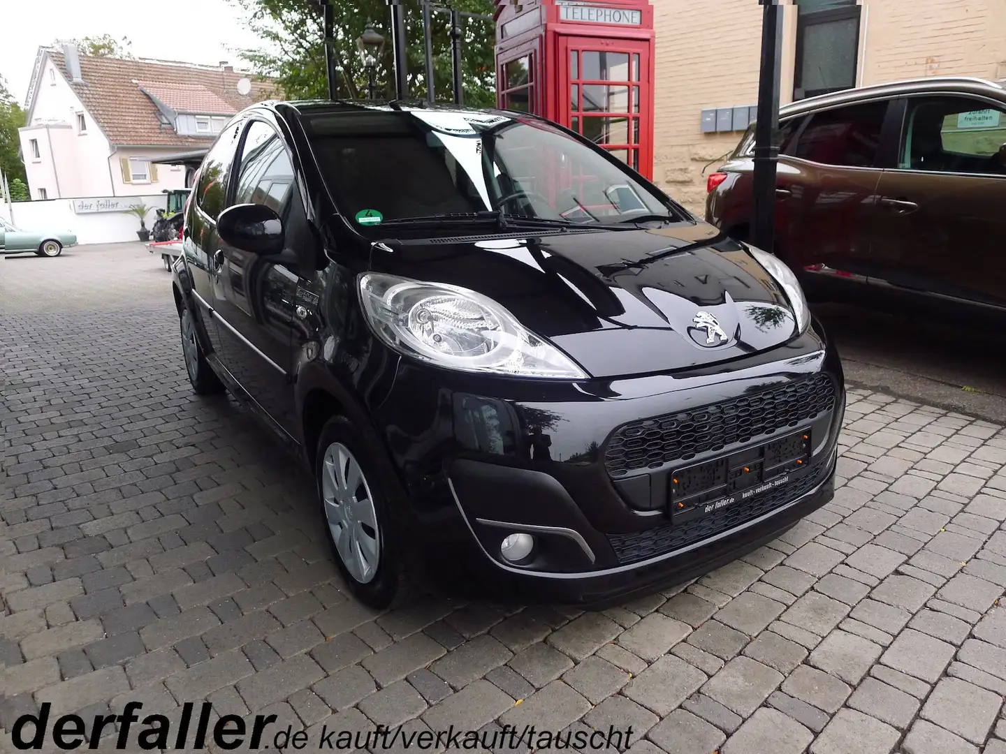 Peugeot 107 5-türig/ Klima Schwarz - 1