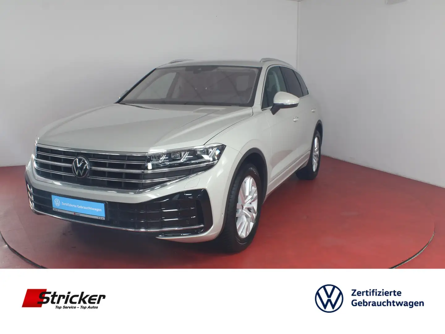 Volkswagen Touareg Elegance 3.0TDI 500,-ohne Anzahlung AHK Travel Lu Beige - 1