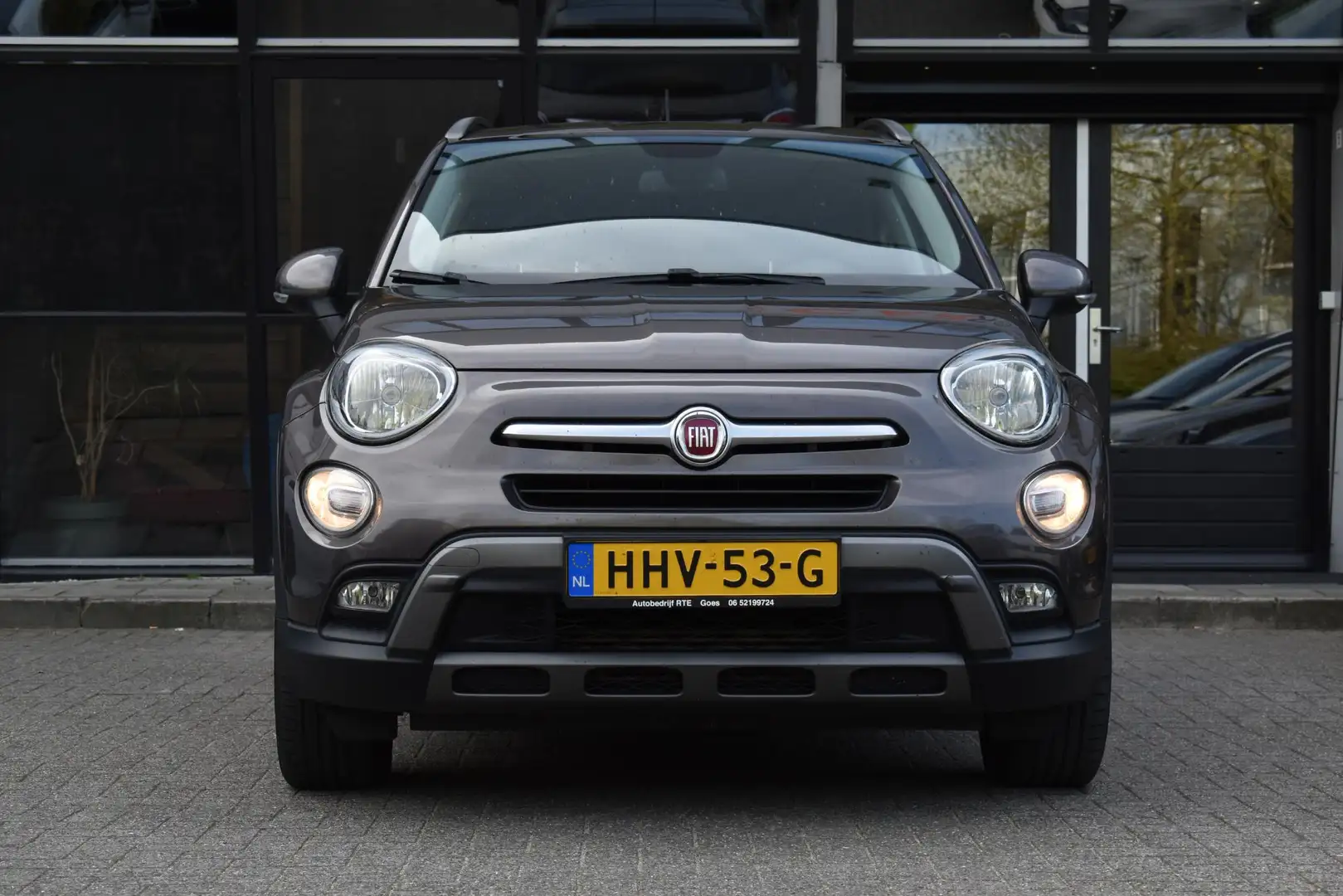 Fiat 500X 1.4 Turbo MultiAir Lounge Cruise Stoelvw. Airco Gris - 2
