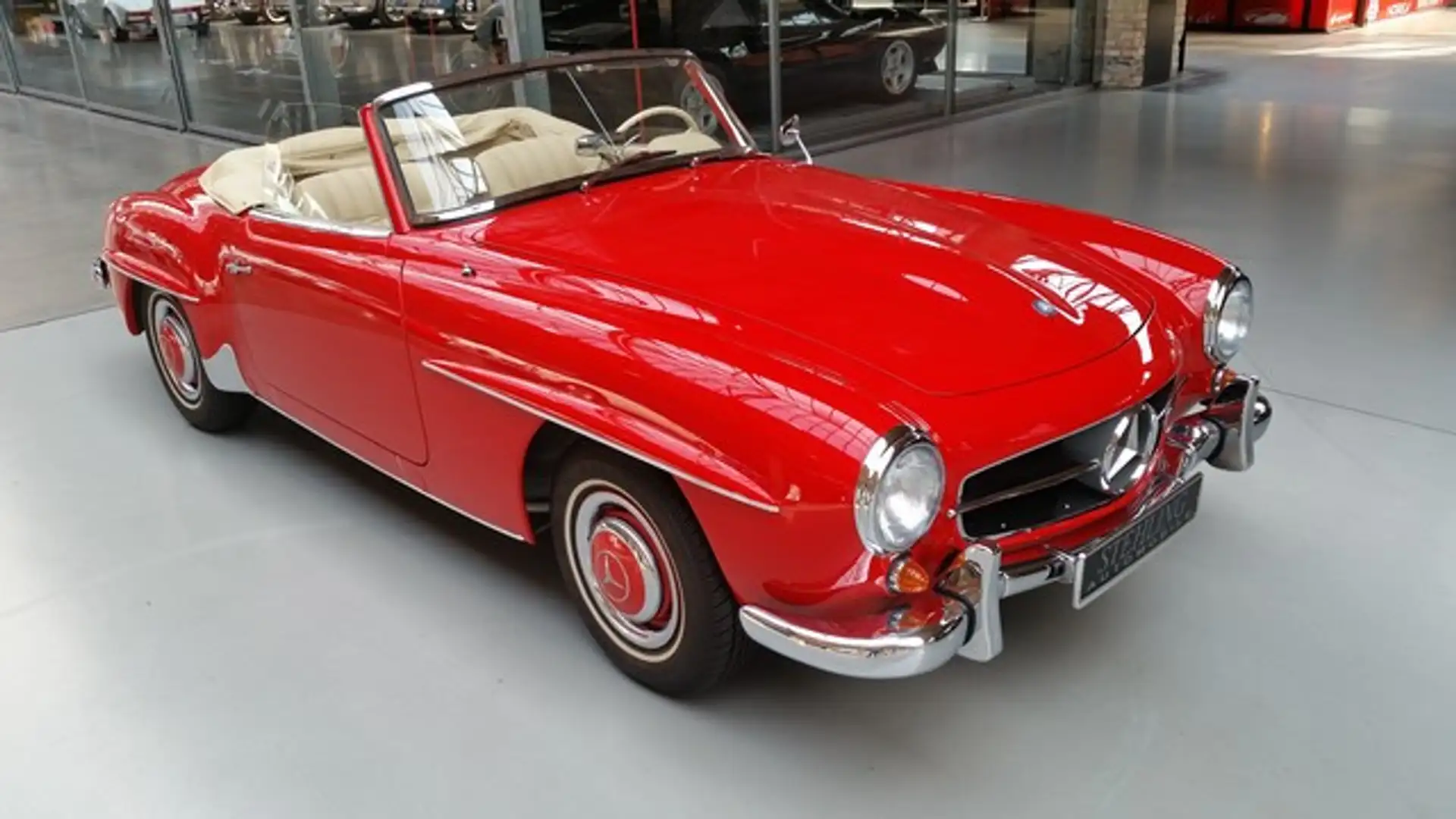 Mercedes-Benz 190 SL Cabriolet Červená - 1