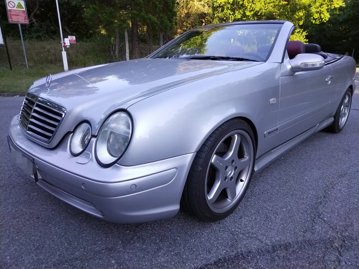 Mercedes-Benz CLK 320 Cabrio AMG Paket W208 Brabus Lenkrad ESD Silver - 1