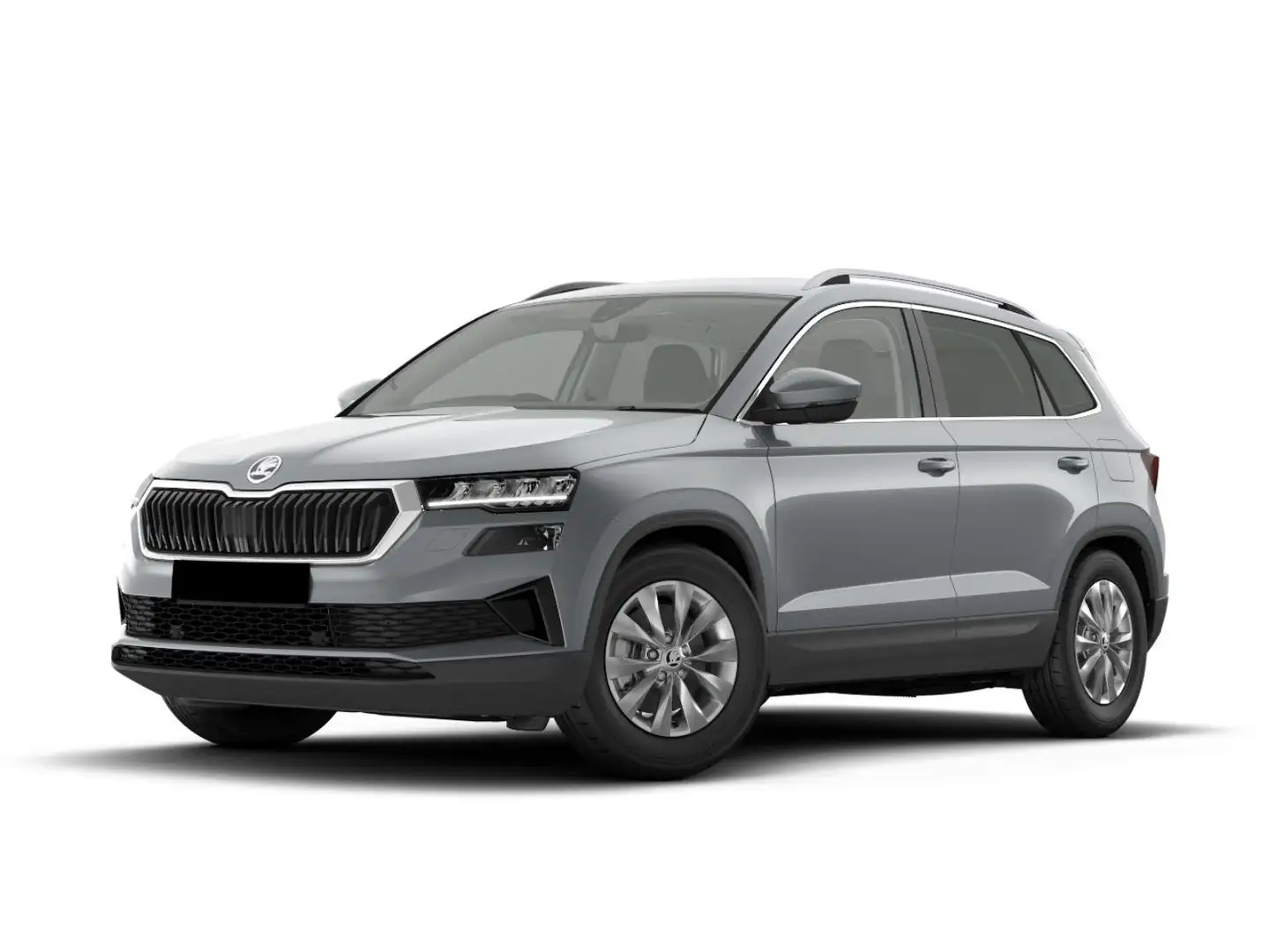 Skoda Karoq Selection 150PS DSG AHK+Navi+ACC+Kamera+Kessy+S... Silber - 1