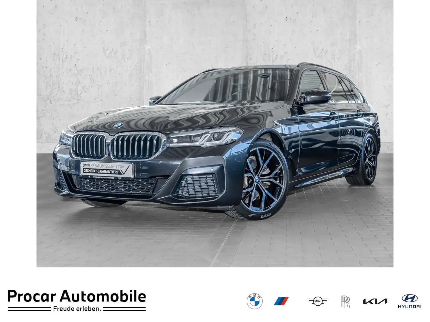 BMW 520 d xDrive Touring M-Sport Adapt.LED Anhängk. Grijs - 1