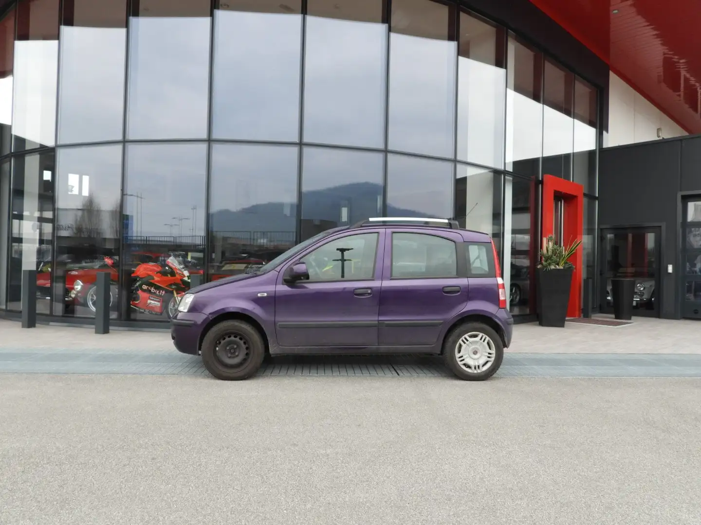 Fiat Panda FIAT PANDA 1.2 NATURAL POWER 60CV 5P DYNAMIC(2009) Mauve - 2