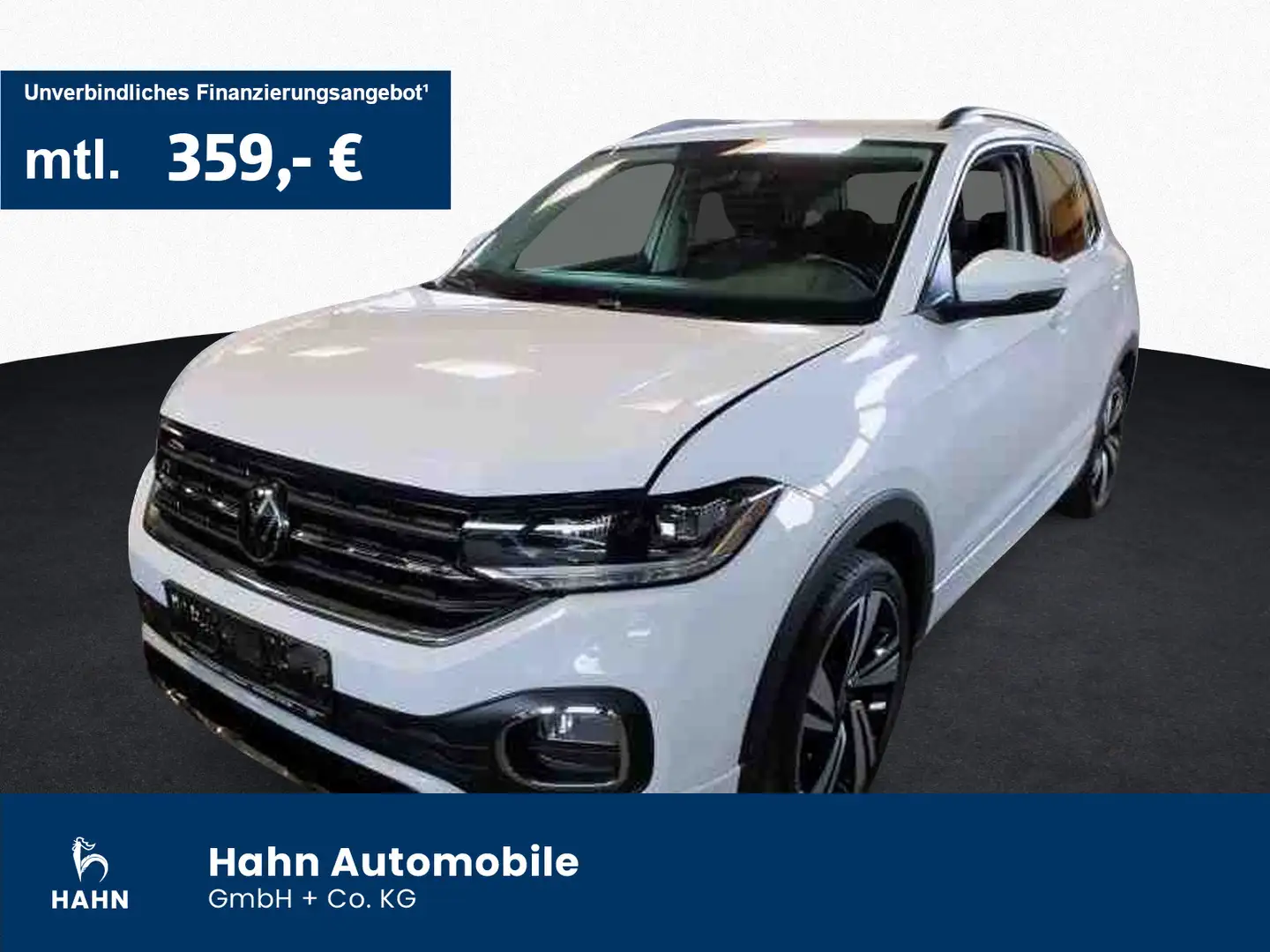 Volkswagen T-Cross 1.0 TSI DSG R-line Extr.Navi LED Sitzhzg Weiß - 1