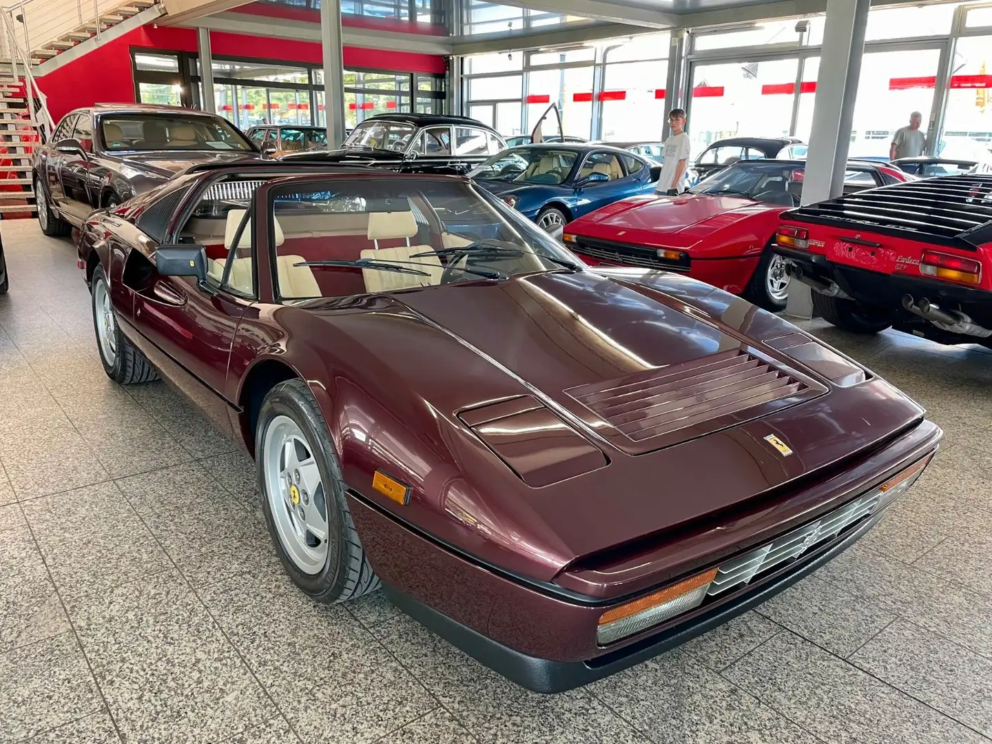 Ferrari 328 GTS -prungamet. ! toporiginal- H-Kz. Paars - 2