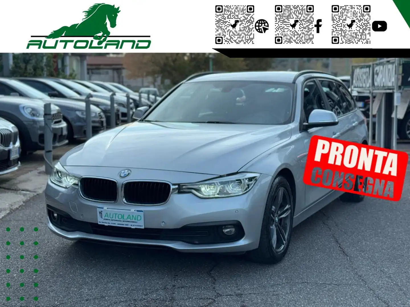 BMW 320 d Touring Business Advantage aut. Grigio - 1