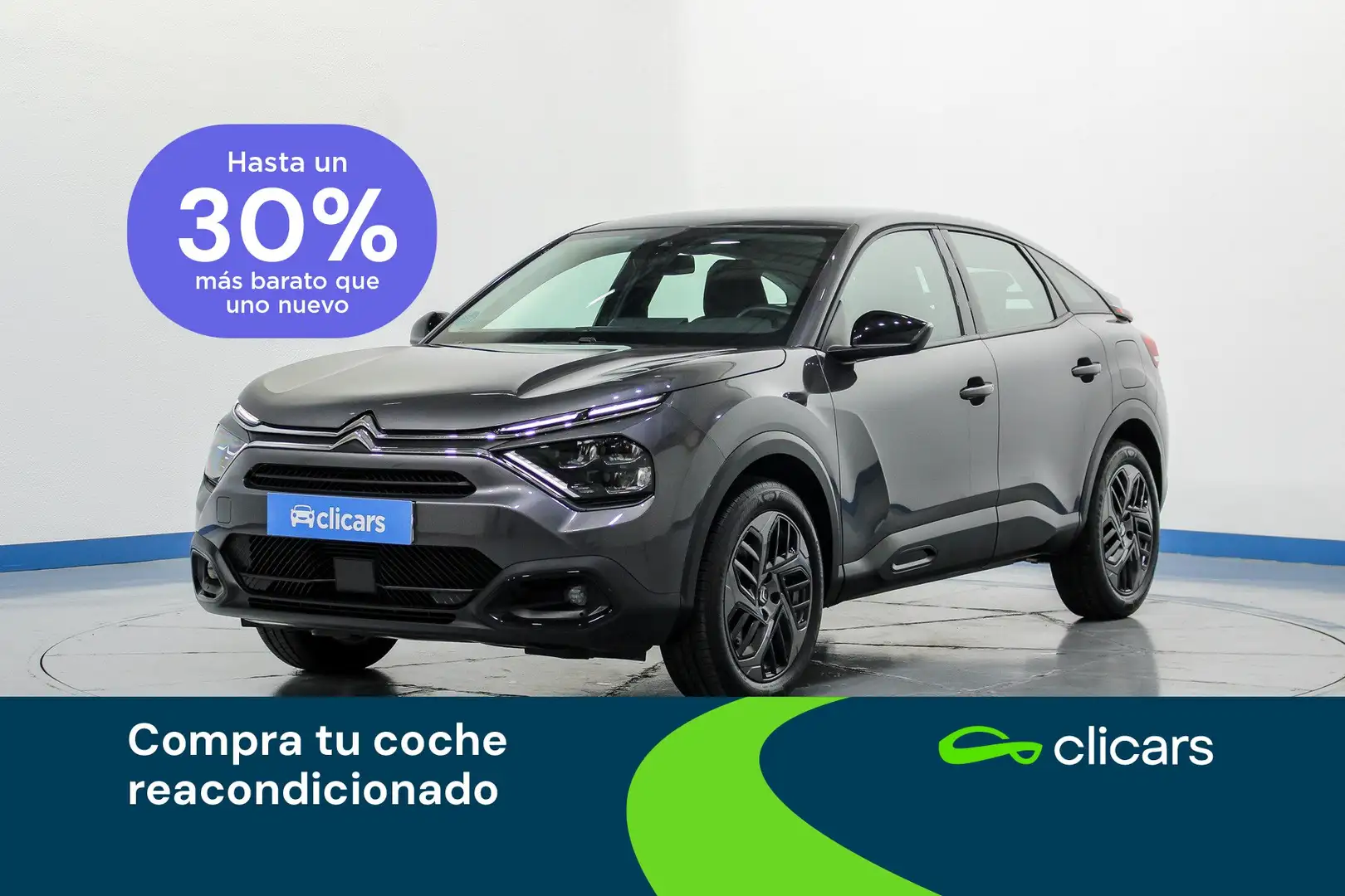 Citroen C4 1.2 PureTech Plus S&S EAT8 130 Gris - 1