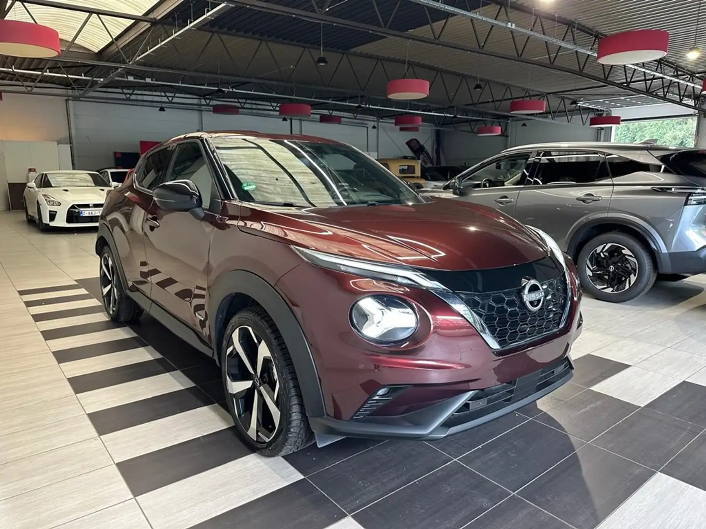 Nissan Juke HYBRIDE 1.6 TEKNA FULL OPTION GARANTIE TOT 2033* Rot - 2