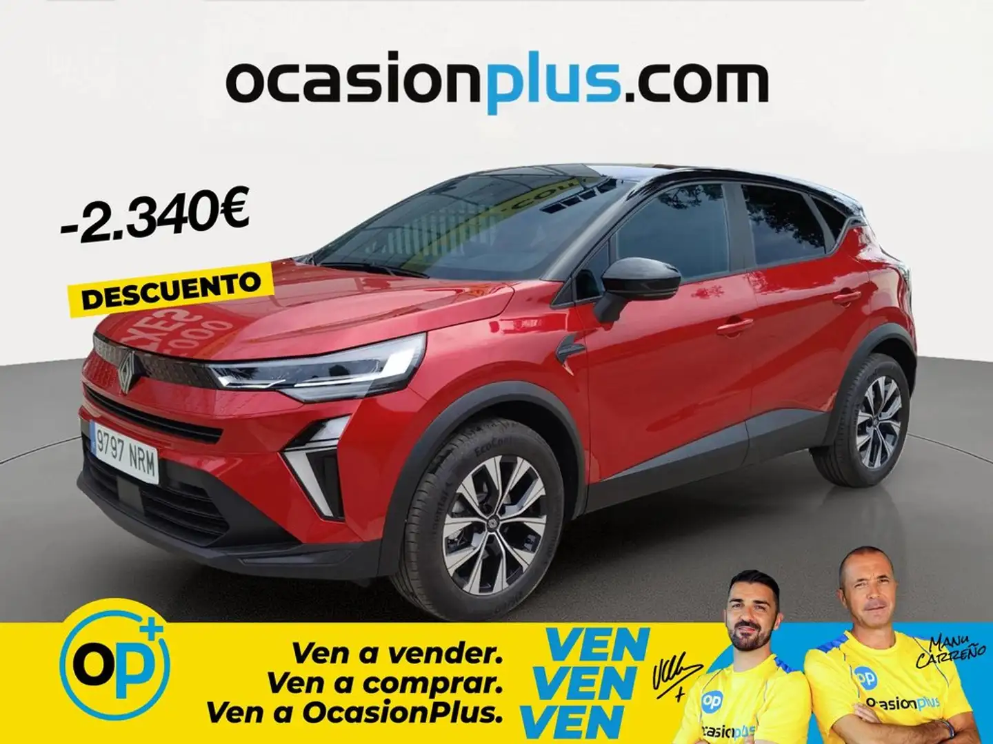 Renault Captur E-TECH Híbrido Evolution 105kW Rojo - 1