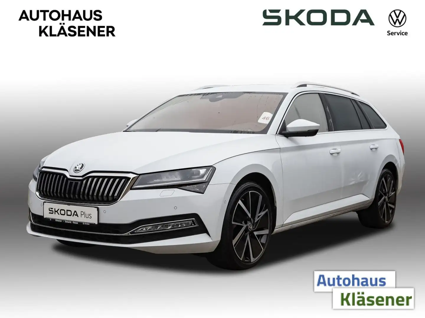 Skoda Superb Combi 2.0TDI DSG AHK MATRIX 360Grad ASSIST Weiß - 2