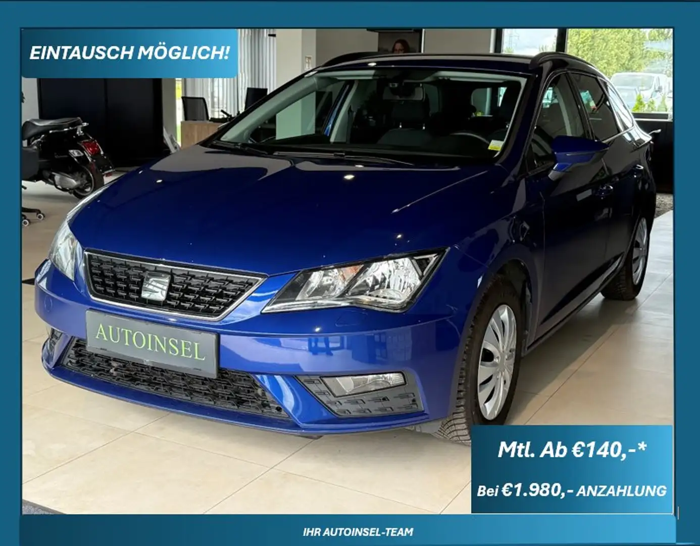 SEAT Leon Reference Blau - 1