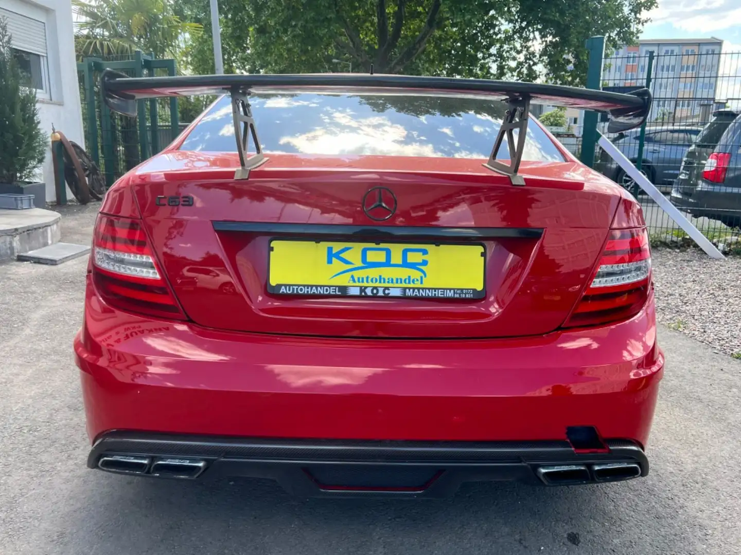 Mercedes-Benz C 63 AMG Coupe Black Series Rot - 2