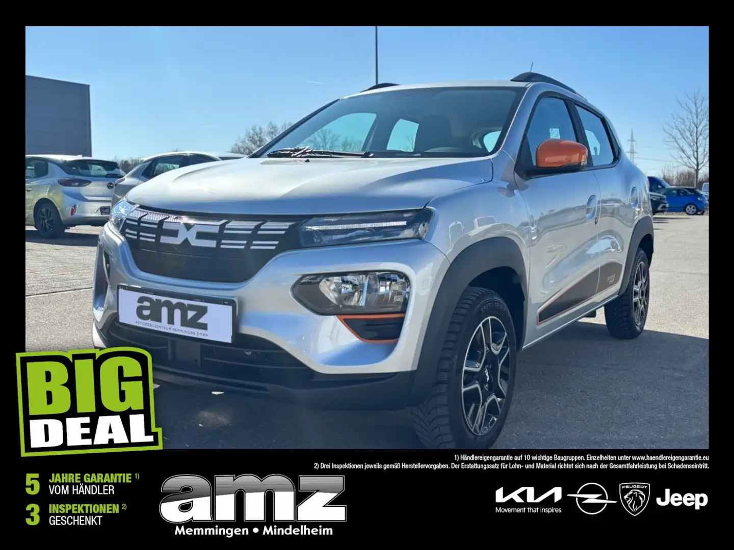 Dacia Spring Electric 45  Essential *Navi*KAM*ABS* Grau - 1