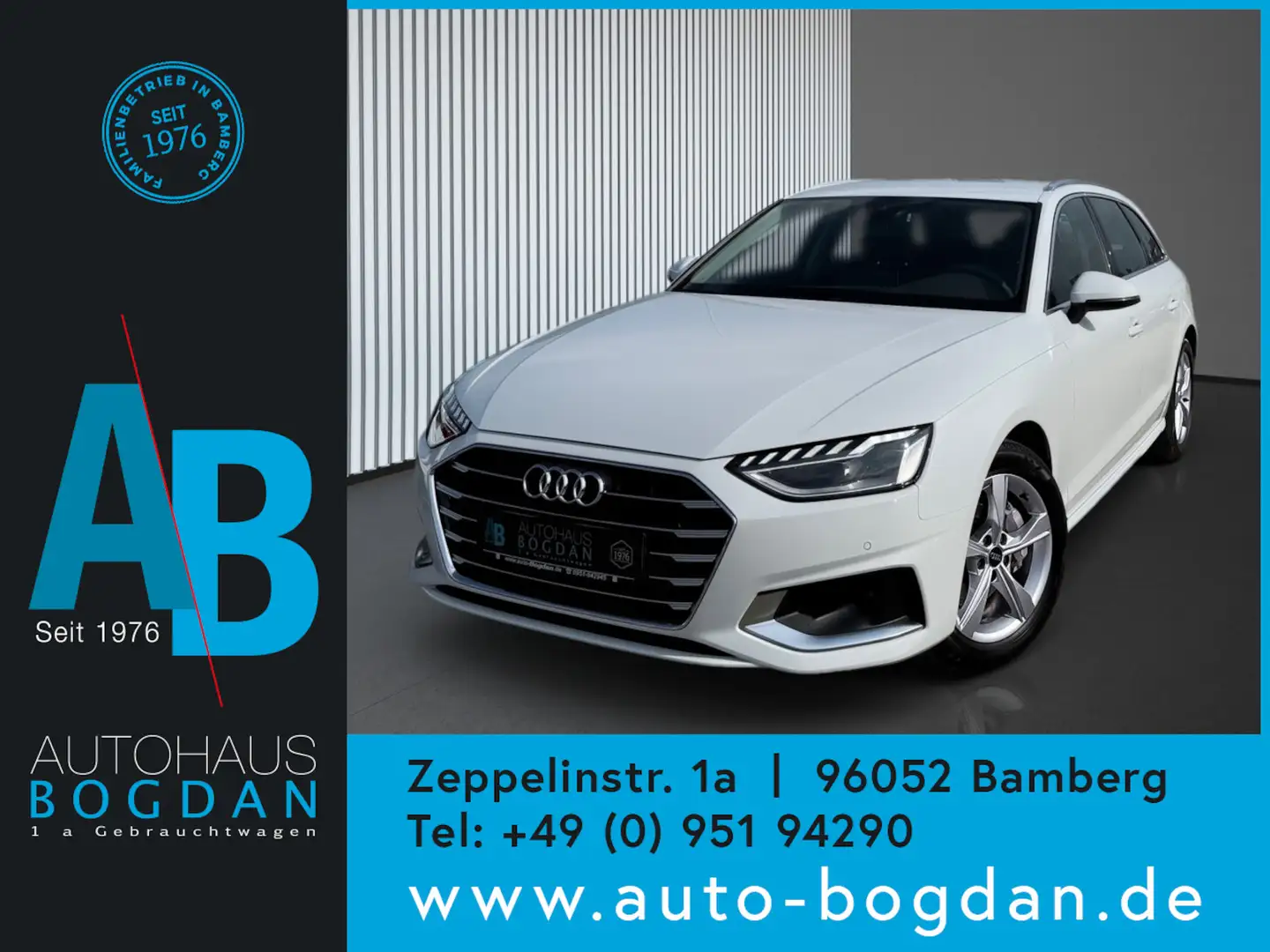 Audi A4 40 TFSI advanced virt.Cockpit*Navi*Masssage Weiß - 1