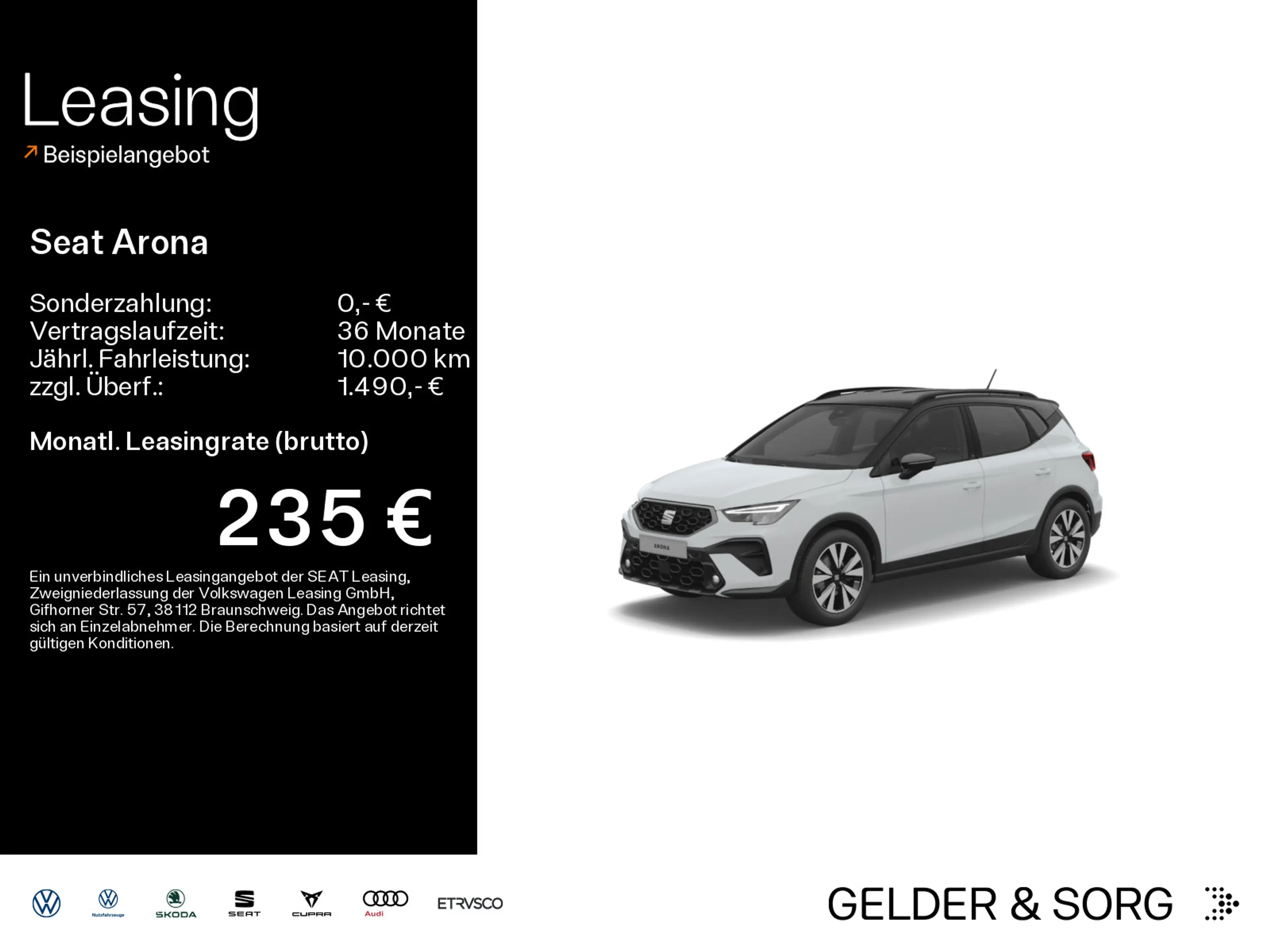 SEAT Arona FR 1.0 TSI 6-Gang *NAVI*LED*KESSY*RFK*SHZ*