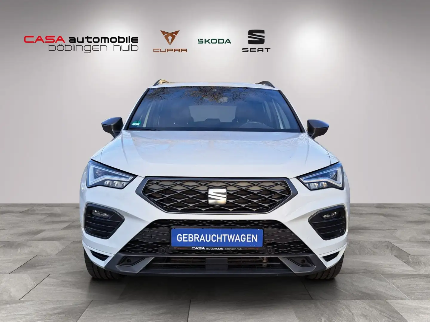 SEAT Ateca FR 2.0 TDI DSG AHK Panodach Navi Weiß - 2