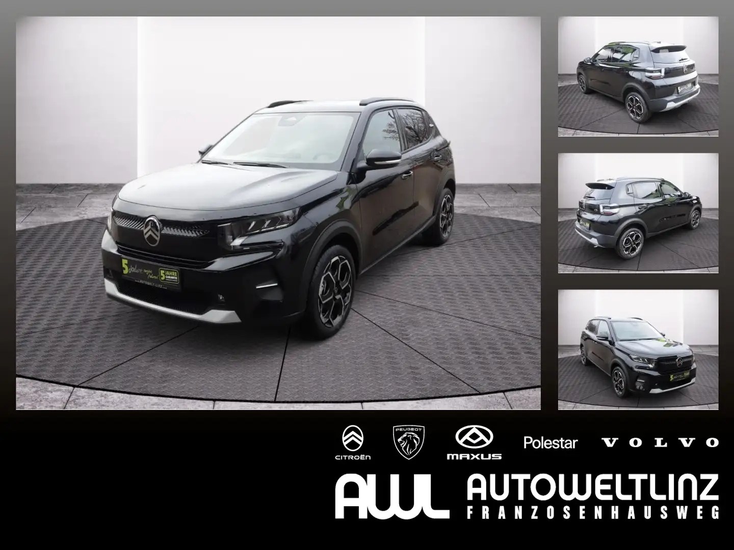 Citroen C3 Turbo 100PS MAX Winterpaket Schwarz - 1