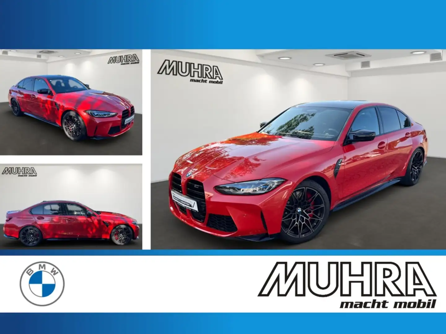 BMW M3 Competition 19/20" DA Prof H/K M Drivers Pack Červená - 1