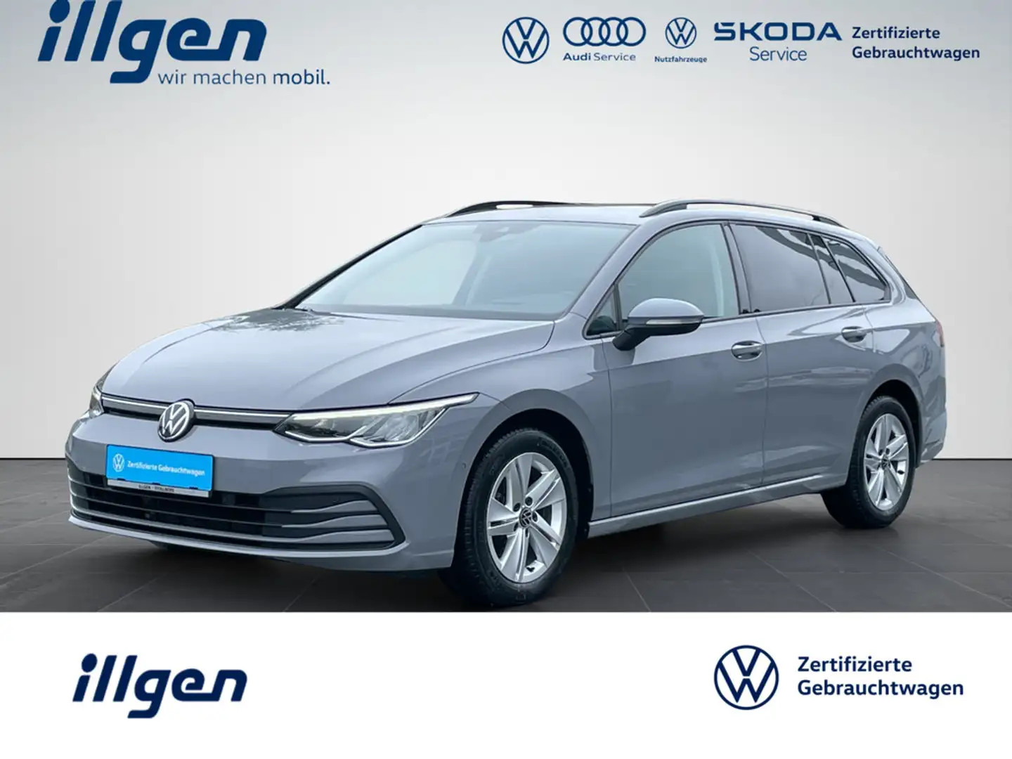 Volkswagen Golf VIII Variant Life 1.5 TSI LED+NAV+ACC+HUD Grau - 1