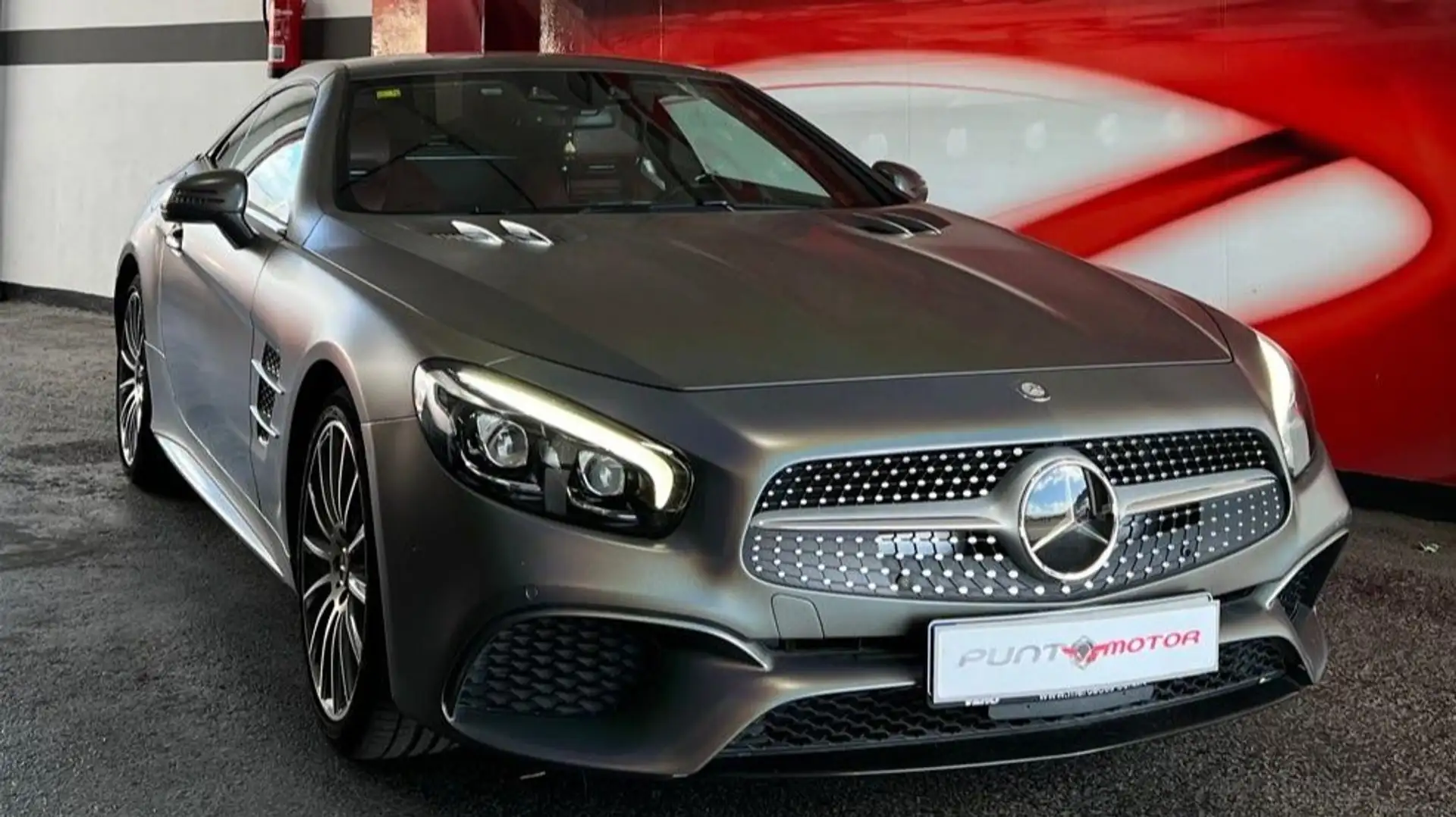 Mercedes-Benz MERCEDES-BENZ Clase SL Descapotable  Automático d Gris - 2