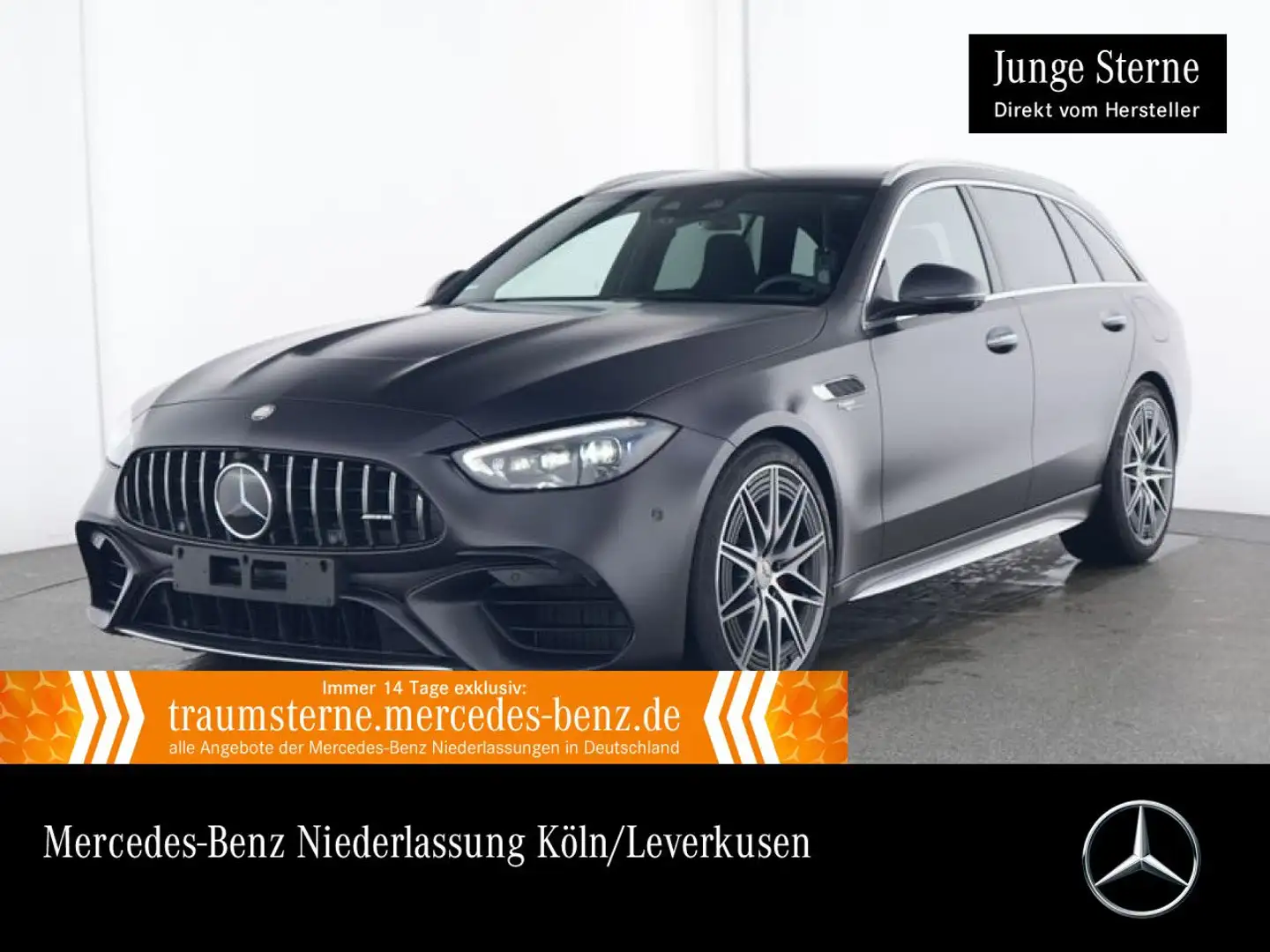 Mercedes-Benz C 63 AMG C 63 S E T-Modell DRIVERS+PANO+360+BURMESTER+9G Grijs - 1