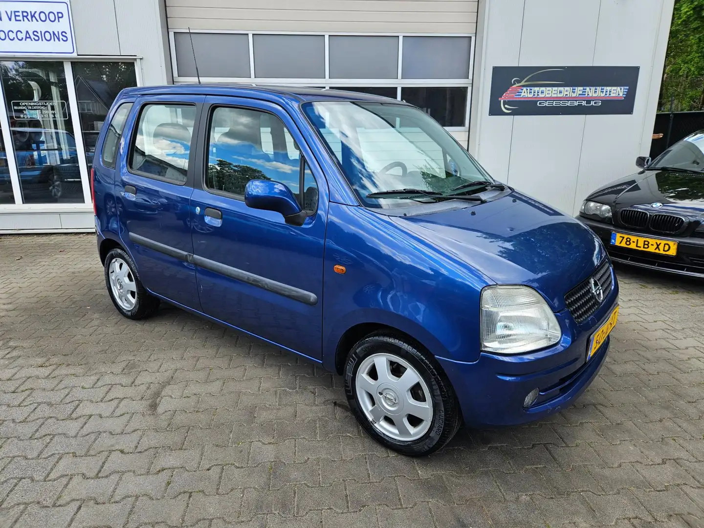 Opel Agila 1.2-16V Elegance AIRCO..TREKHAAK Bleu - 2