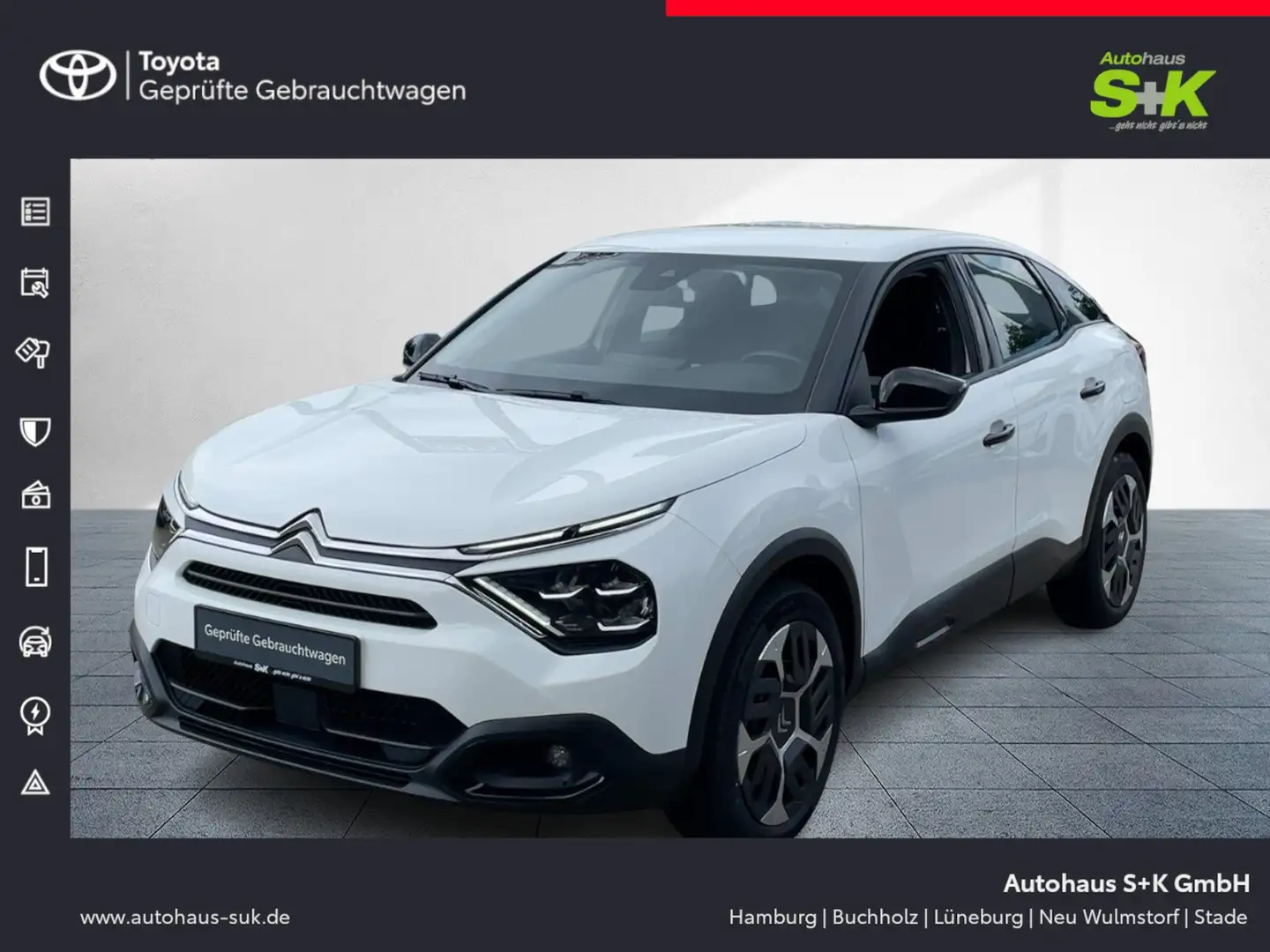 Citroen C4 Lim. Feel*Carpaly*R-Kamera*Sitzheizung*Tempom* White - 1