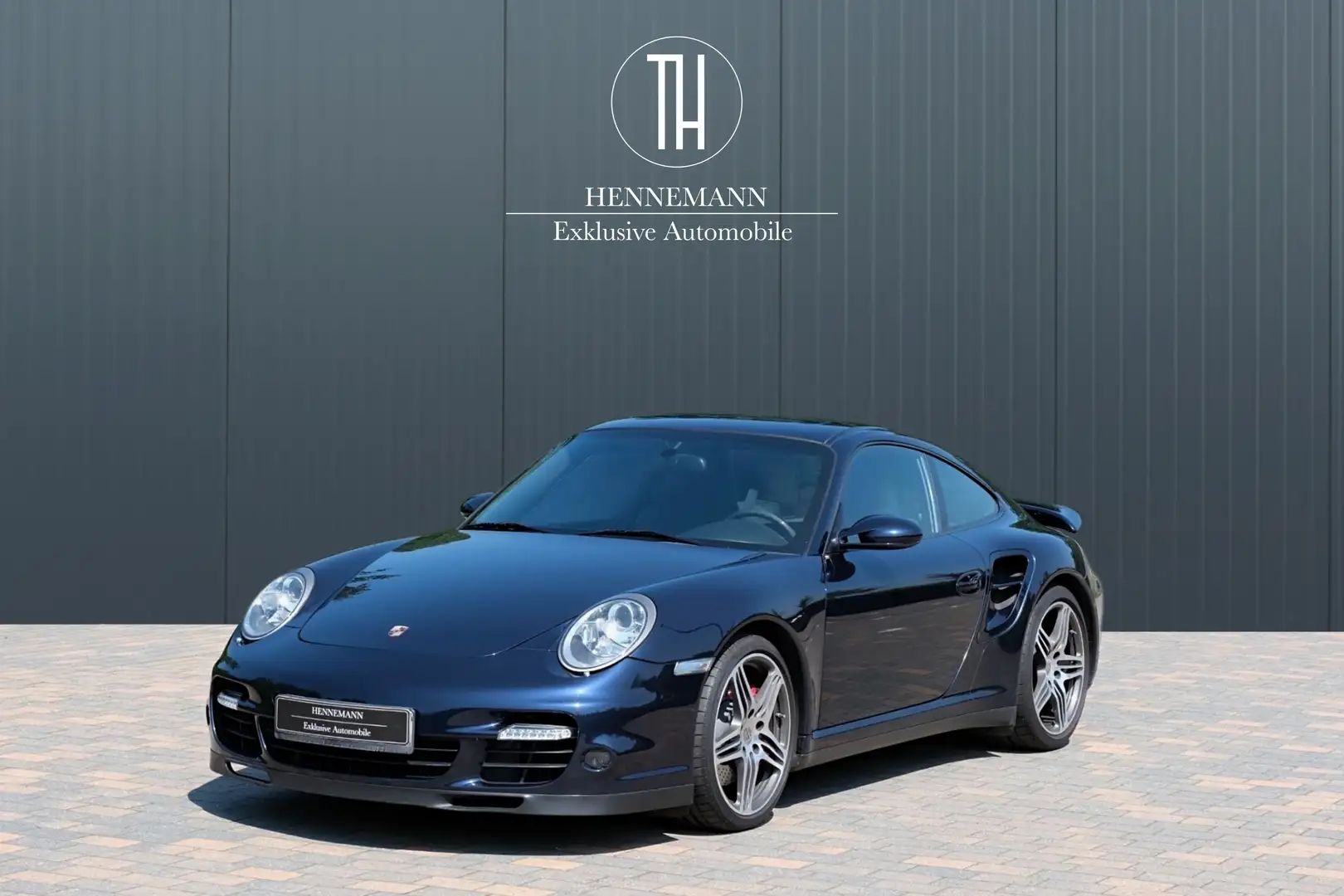 Porsche 997 911 Turbo Coupé*Schalter*Schiebedach*Mezger* Bleu - 1