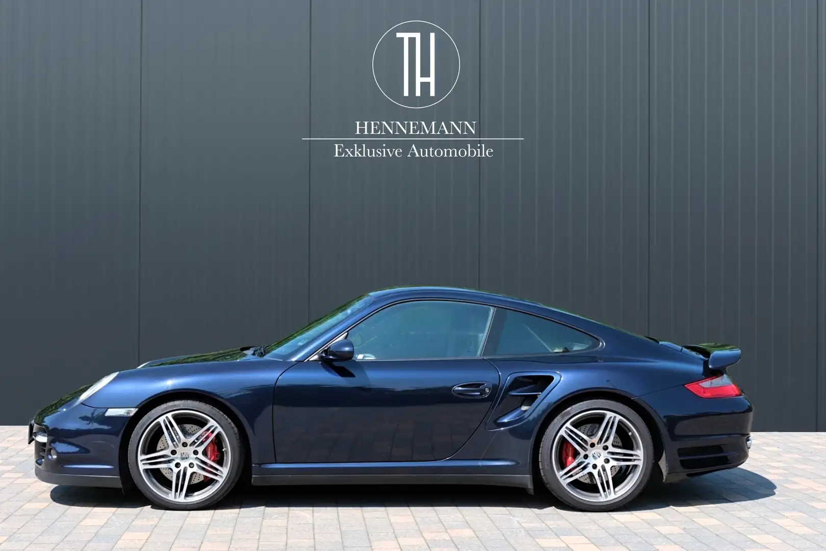 Porsche 997 911 Turbo Coupé*Schalter*Schiebedach*Mezger* Bleu - 2