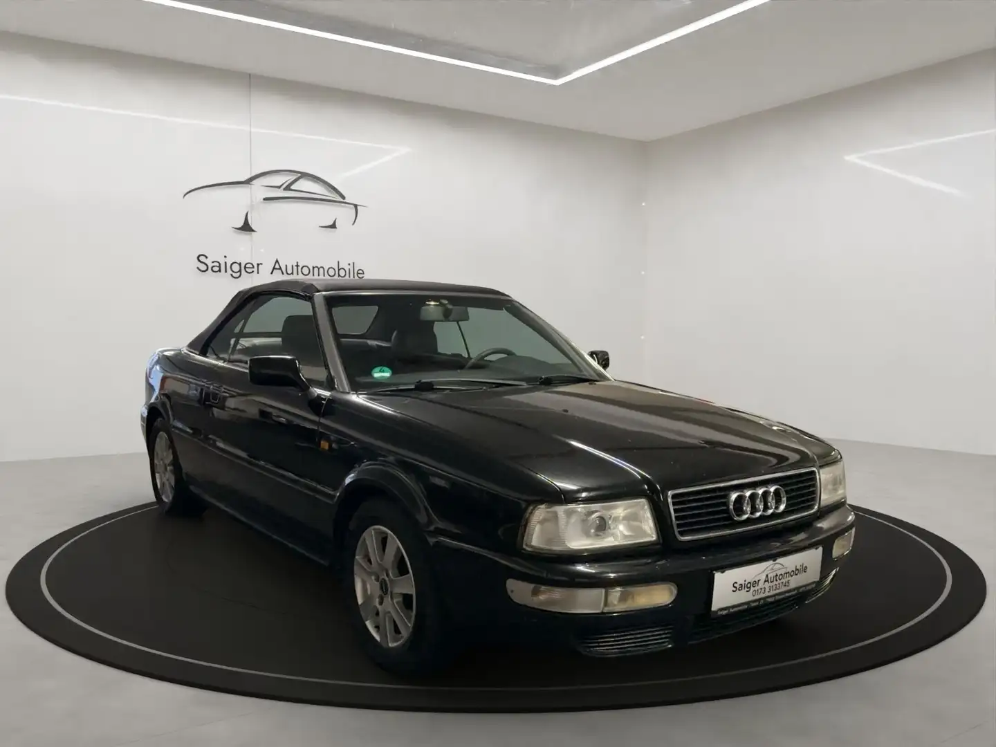 Audi 80 Cabrio 2. Hand Reines Sommerfahrzeug Original Negru - 2
