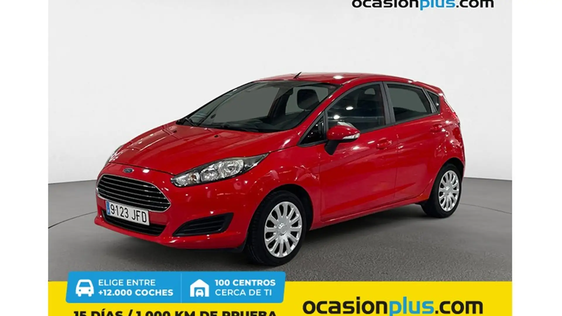 Ford Fiesta 1.25 Trend 82 Rouge - 1