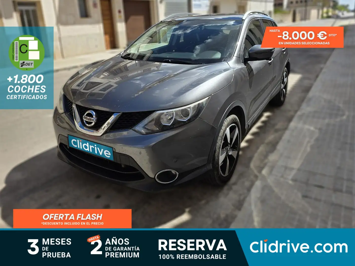 Nissan Qashqai 1.5dCi N-Connecta 4x2 Gris - 1