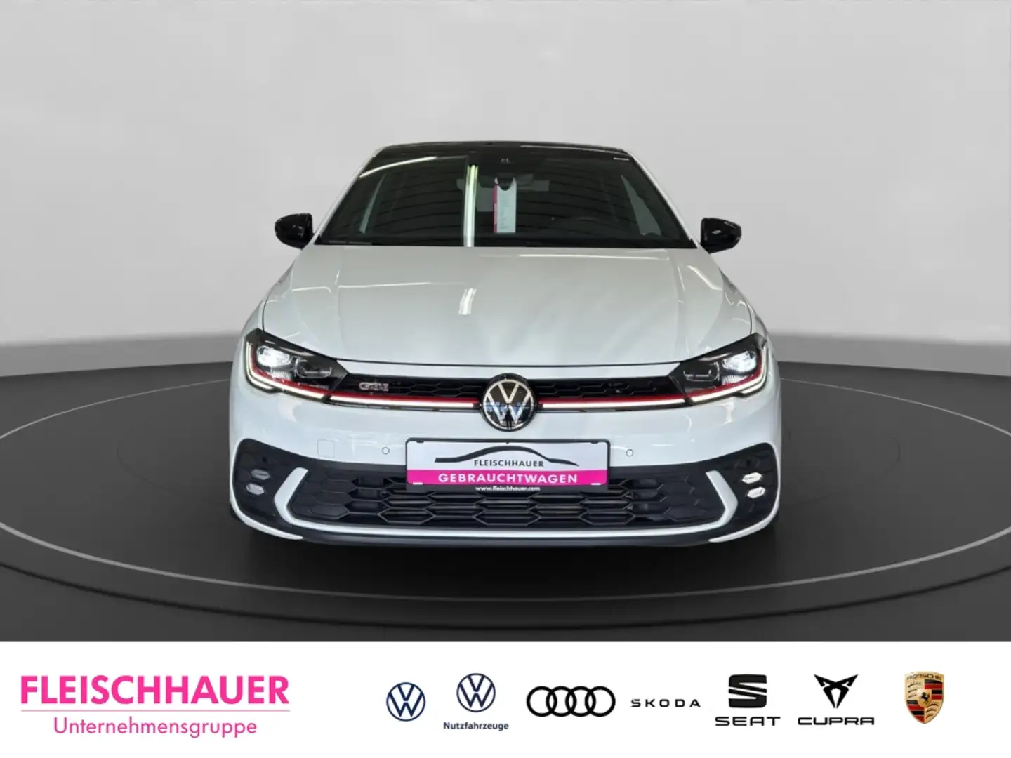 Volkswagen Polo GTI VI 2.0 TSI MATRIX+ACC+DC+NAVI+CARPLAY+PDC V&H+SHZ Weiß - 2