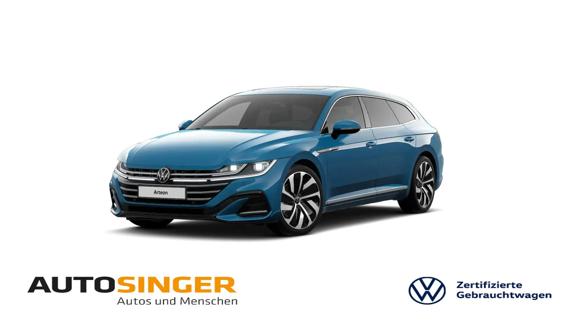 Volkswagen Arteon Shooting Brake R-Line TDI DSG *PANO*AHK* Blau - 1