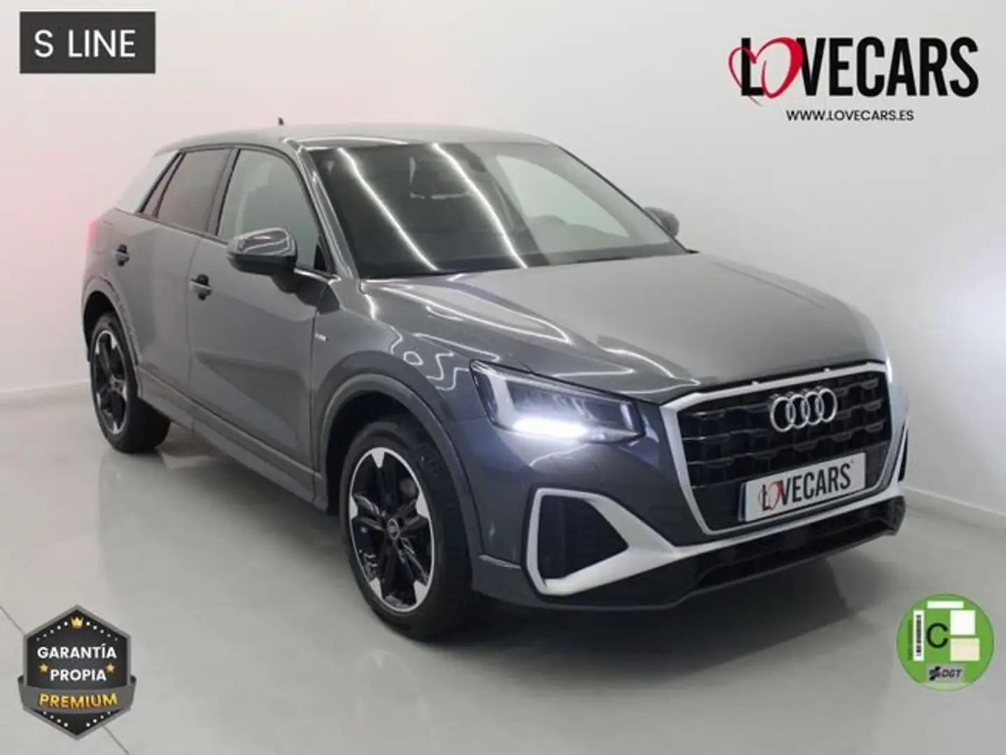 Audi Q2 30 TDI S line 85kW Gris - 1