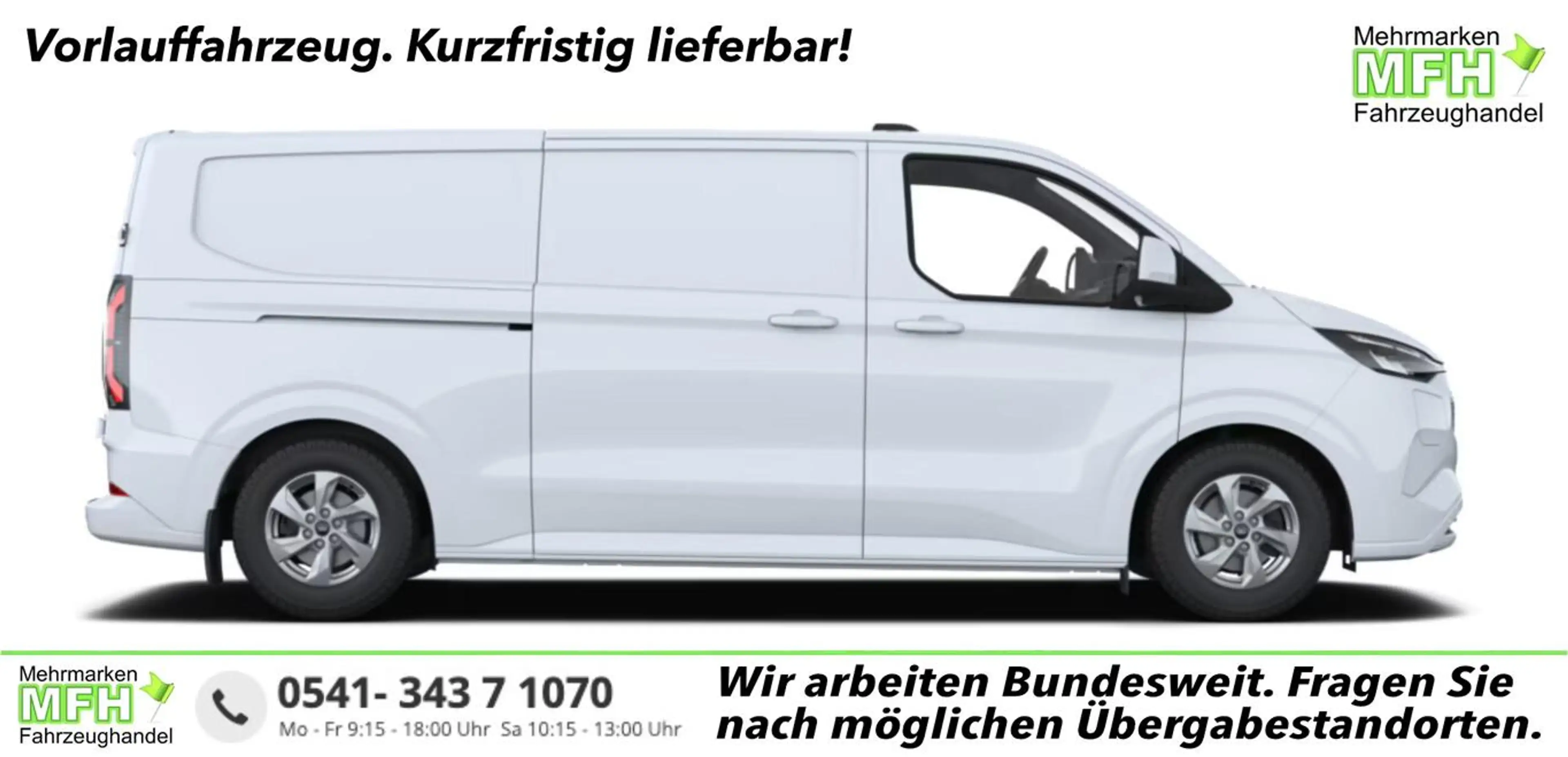 Ford E-Transit Custom Limited 71kWh L2 ProPower SHZ 160 kW (21...
