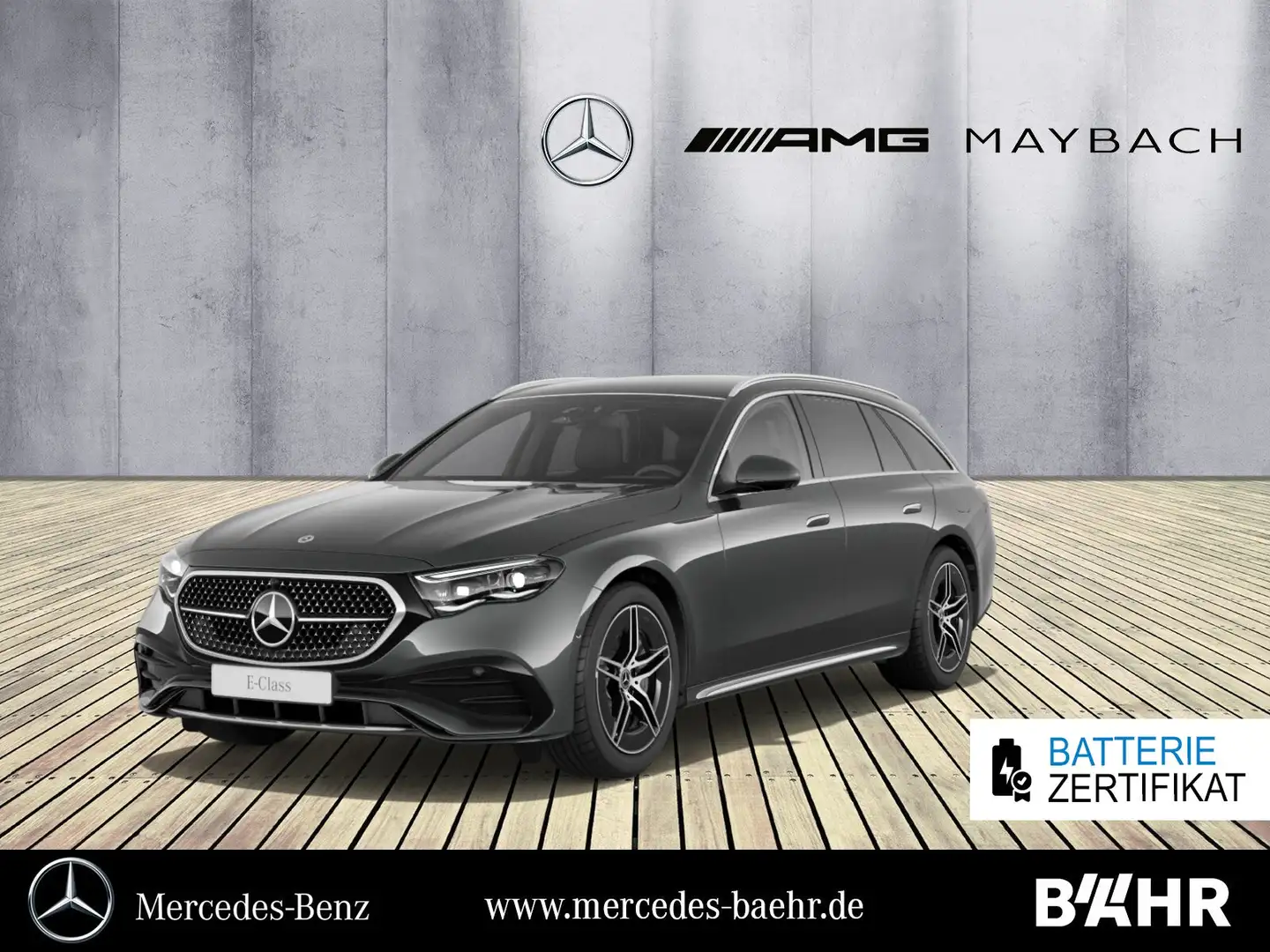 Mercedes-Benz E 300 E 300 de T AMG/MBUX-Navi/Digital-Light/360°/19" Grijs - 1