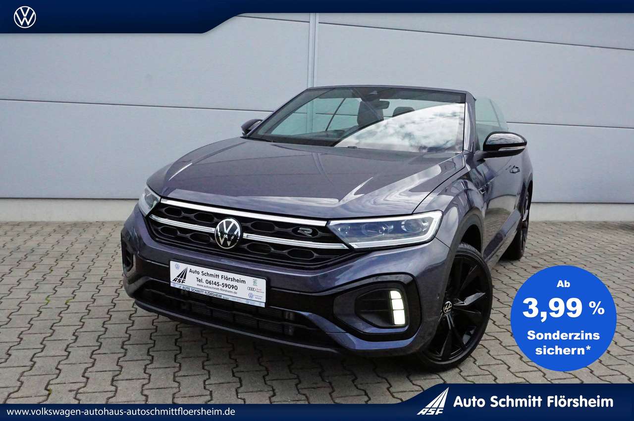 Volkswagen T-Roc — Volkswagen T-Roc Cabrio R-Line Black Style 1.5 TSI 7-Gang-DSG Navi,AHK,Sthz,LED,RFK