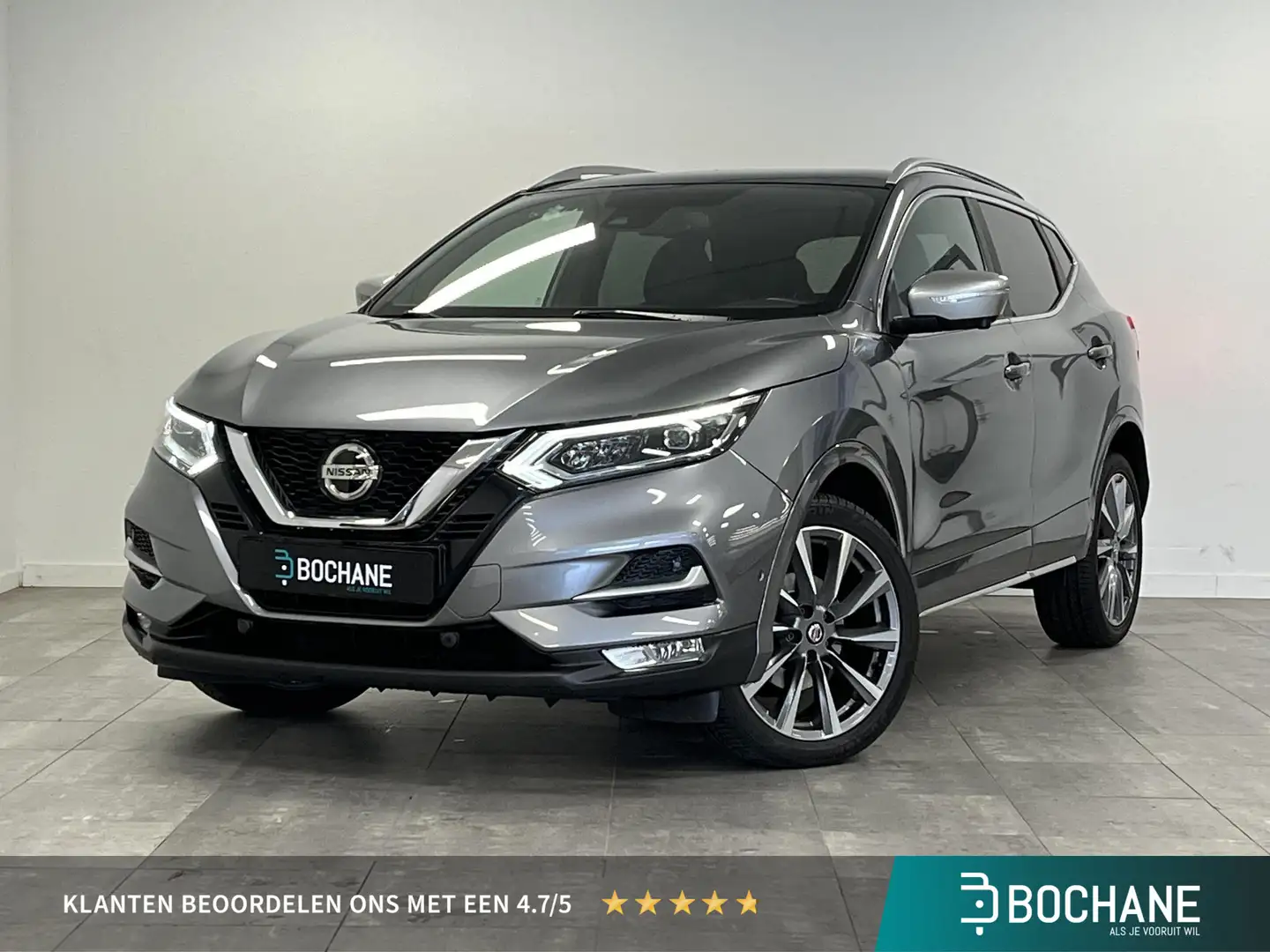 Nissan Qashqai 1.3 DIG-T Tekna + | panoramadak | Bose | lederen b Gris - 1