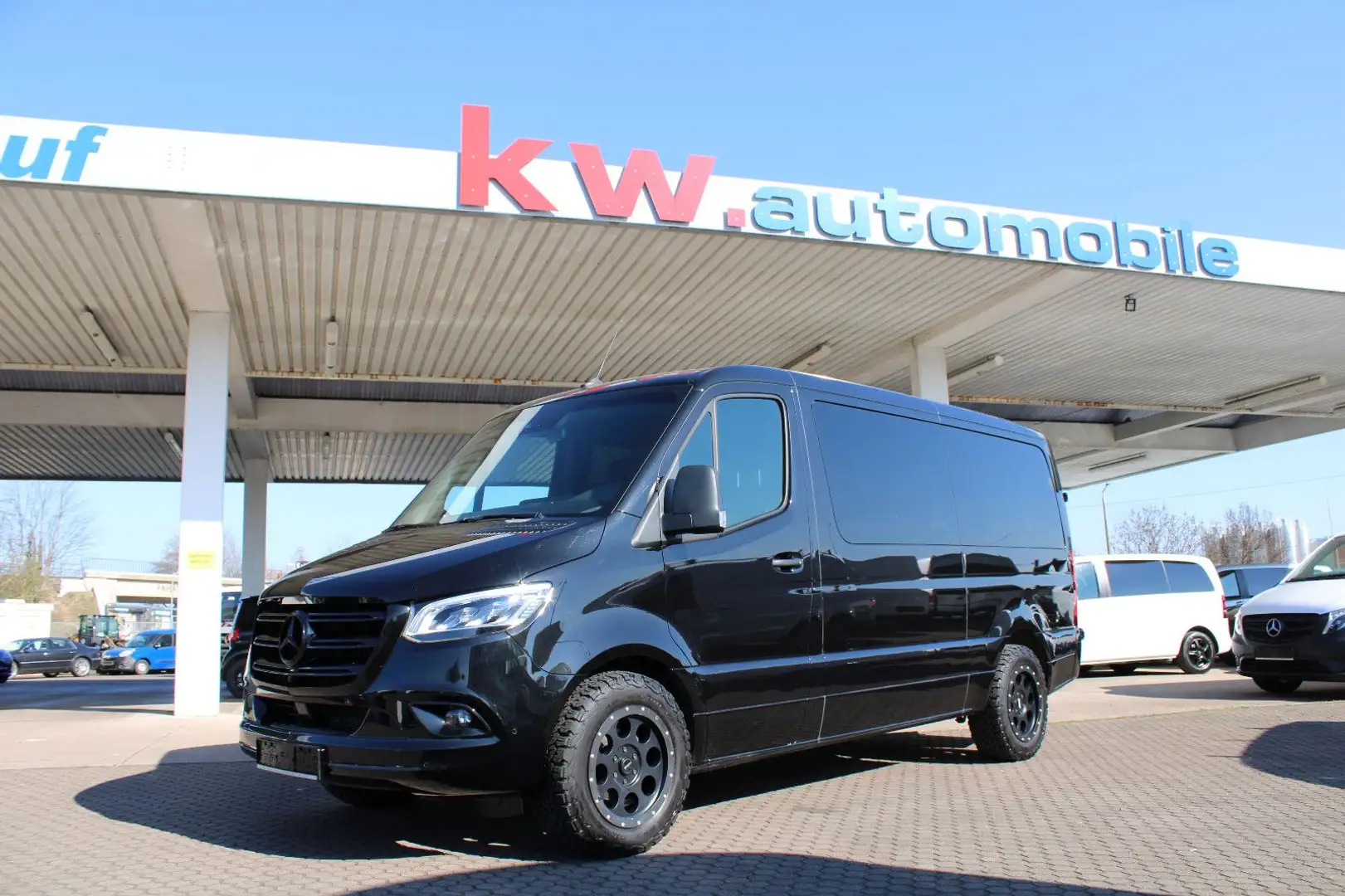 Mercedes-Benz Sprinter 319 CDI Mixto-LKW,LED,STHZG.,DISTRONIC Schwarz - 1