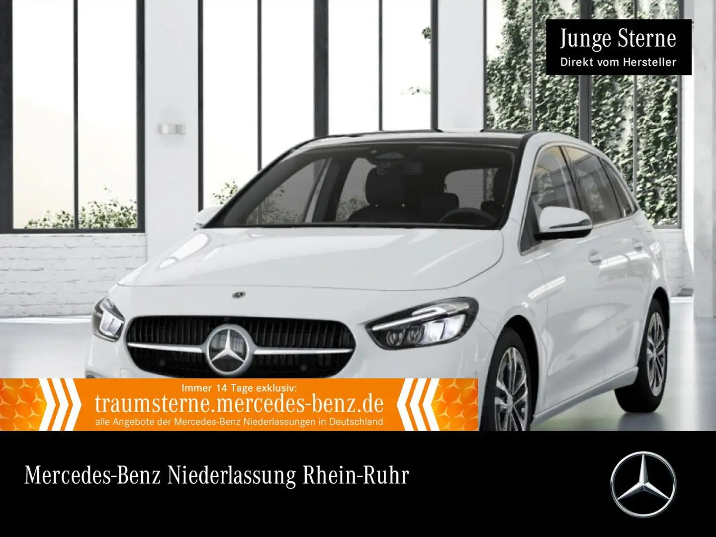 Mercedes-Benz B 220 4M PROGRESSIVE+PANO+LED+KAMERA+8G Weiß - 1
