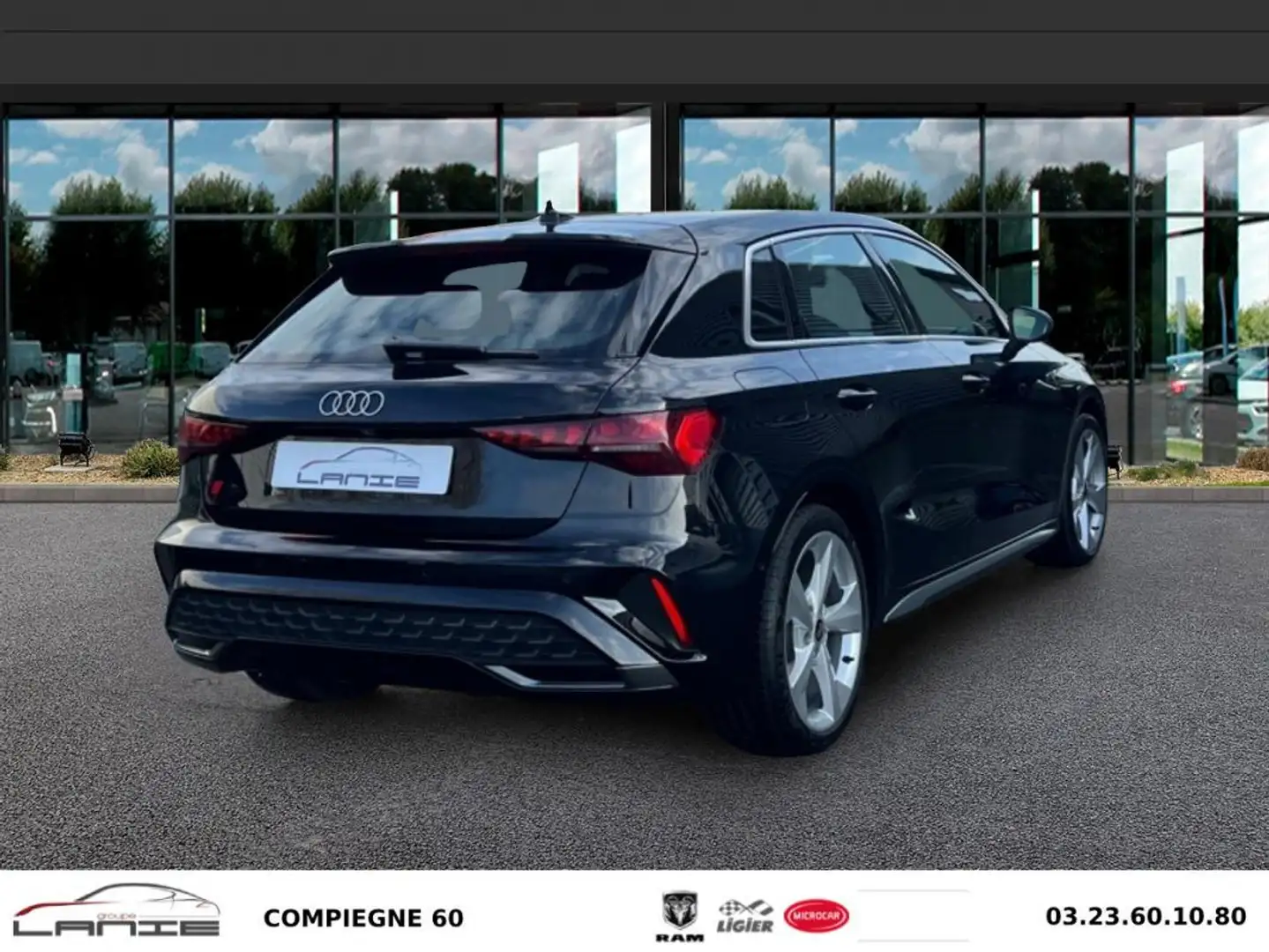 Audi A3 35 TDI 150 S tronic 7 S line Noir - 2