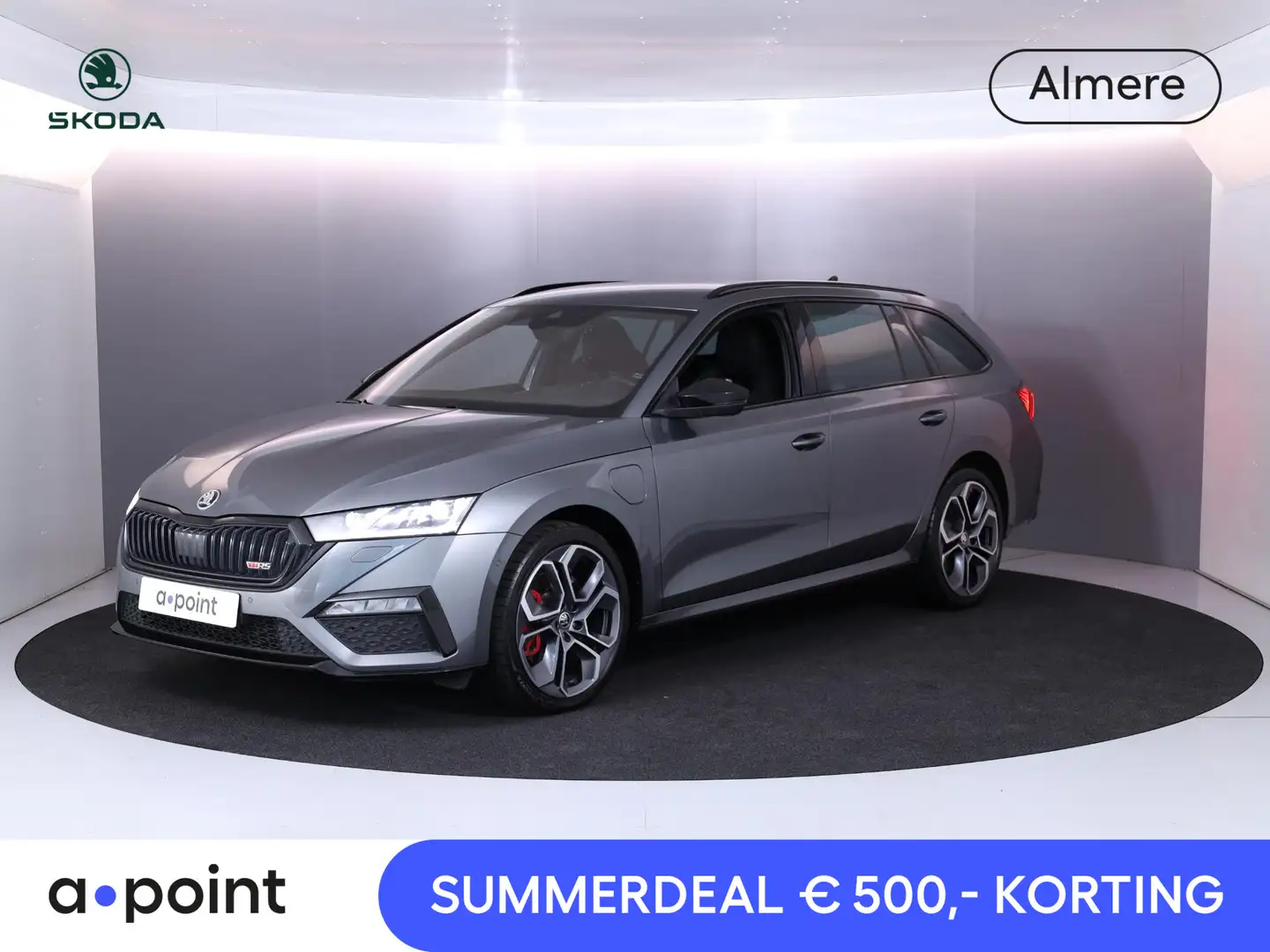 Skoda Octavia Combi 1.4 TSI RS iV PHEV Business 245PK PHEV | Ver Gris - 1