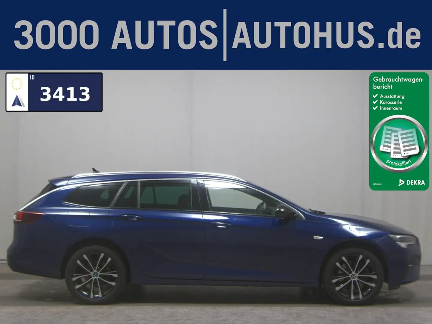 Opel Insignia ST 1.5 D Elegance T-Leder AHK Navi LED Blau - 1