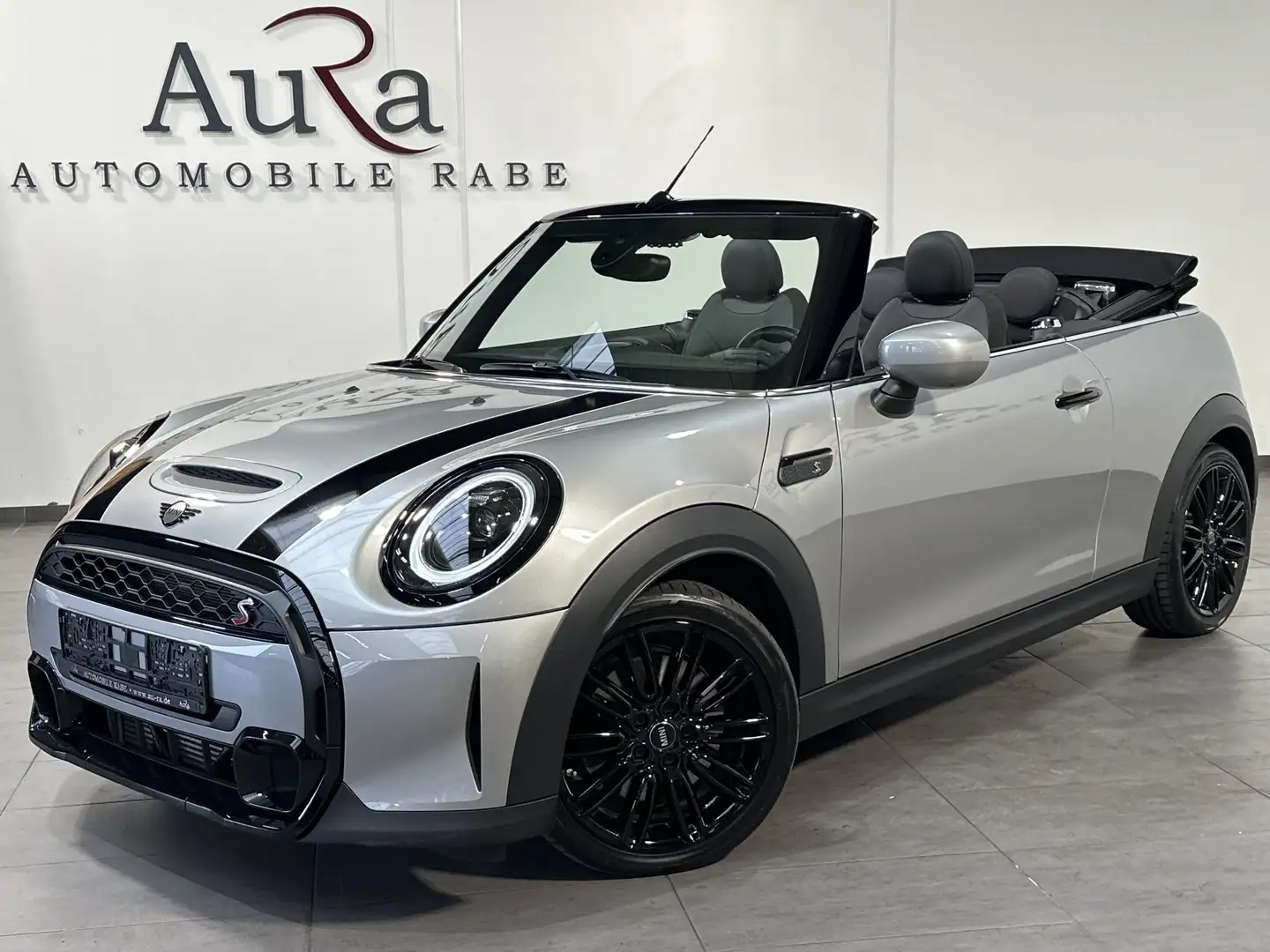 MINI Cooper S Cabrio Aut. NAV+LED+DISDISPLAY+KAMERA Silber - 1