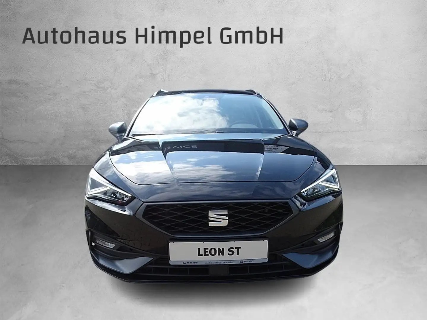 SEAT Leon Sportstourer FR+Standheizung+Navi+FullLink+AC Чорний - 1